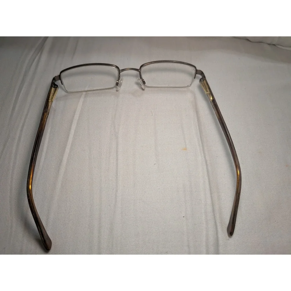 Burberry Eyeglasses Bronze Half Rim Frame B1012 1012 50-19-135
